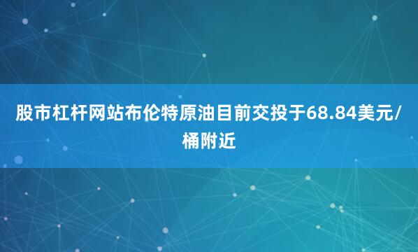股市杠杆网站布伦特原油目前交投于68.84美元/桶附近